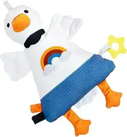 Baby Swan Hand Puppet - Cute Soothing Duck Plush Puppet,Sleep Soothers, Swan Hugging Pillow, Soft Calming for Babies Girls Boys