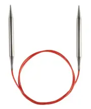 ChiaoGoo Knit Red Fixed Circular Knitting Needles Size 4 24"