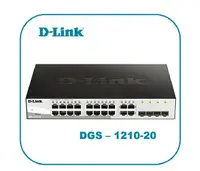 在飛比找樂天市場購物網優惠-D-Link 友訊 DGS-1210-20 智慧型網管交換器