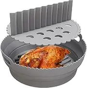 Silicone Air Fryer Basket Liners | Air Fryer Basket for Oven,Dishwasher Safety Airfryer Inserts Pan Dividers for Cooking, Baking