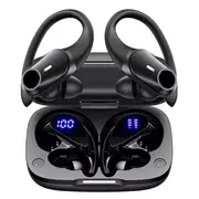 Sweatproof Wireless Earbuds Bluetooth Earphones Headphones Sport Gym Earbuds with LCD Display