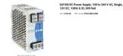 NEW 12 VDC DC POWER SUPPLY 120/240 INPUT (EATON #PSG100E12SM ) 100W