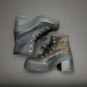 Converse A12346C Chuck 70 De Luxe Heel Platform Leather Women's Boots - US 9.5