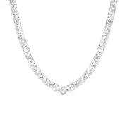 Silver 48cm Solid Belcher Chain