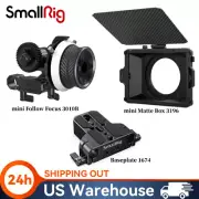 SmallRig Mini Follow Focus Kit 3010 +Mini Matte Box+Universal Baseplate