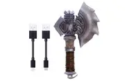 World Of Warcraft Durotan's Axe Charging USB-A to Lightning MFI-Certified Cable