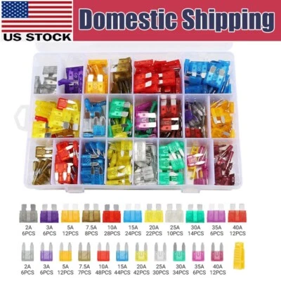 420Pcs Auto Blade Fuse Assortment Kit Set Car Truck Motorcycle Boat Fuses US
