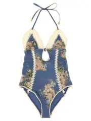 [Zimmermann] Zimmermann-Cascadian Keyhole Crochet Beachwear Celeste-Donna 2