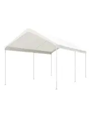 [Instahut] Carport Kits Steel Shelter 3x6m in White