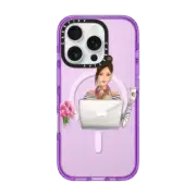 iPhone 16 Pro Impact Case MagSafe Compatible The Daily Hustle (Transparent)