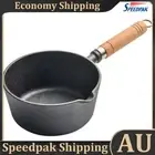 Cast Iron Cooking Saucepan Non-Stick Butter Warmer Small Saucepan (17cm) AU