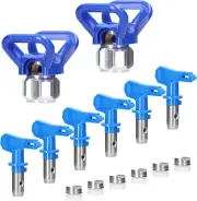 Spray Tips for Airless Sprayer, Reversible Airless Paint Sprayer Nozzle Tips 6 P