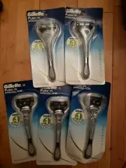Lot of 5 Brand NEW SEALED Gillette Fusion Proglide Razor for Sensitive Skin