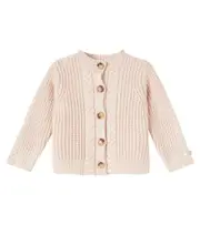 [Donsje] Donsje Elenna cable-knit cardigan M 18-24 beige