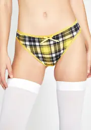 [Sugar Thrillz] Totally Clueless Plaid Panties