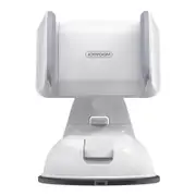 Car Holder Joyroom 360 Suction Cup Universal Phone Stand Windscreen Mount - White & Grey