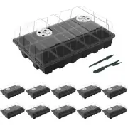 Seed Starter Kit 150 Cells with Humidity Domes for Vegetables and Herbs