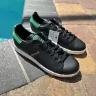 Adidas Originals Stan Smith Core Black Green Men's Athletic Shoes GZ6314