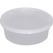 International Tableware TGPC8 8 oz Plastic Soup/Deli Container with