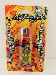 Ed Hardy Refillable Tattoo Lighter *Bulldog Theme and Design*