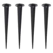 4 Pcs Floor Insert Accessories Solar Lights Stakes Spikes LED Ground