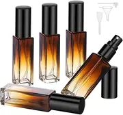 Segbeauty Travel Perfume Refillable Bottle 10ml, 5 Pcs Scent Pump Case, Perfume Atomiser Glass, Leakproof Perfume Bottle, Mist Spray Bottle for Perfume and Cologne