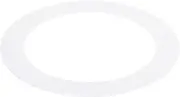 uxcell 6.3" ID 8.66" OD Goof Rings for Recessed Light, Matte White Goof Metal Trim Ring Lighting Fixture for Ceiling Wall Recessed Can Downlights