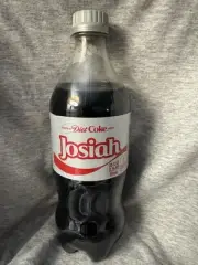 Share A Coke with Josiah 2025 Personalized Gift Coca Cola Bottle 20oz Diet