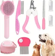 Long Hair Cat Grooming Kit | Pet Shaver For Cats | Professional Cutter Set With Shedding Comb Trimmer For Home Indoor Use Portable Spa Bathing