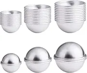 30PCS- Bath Bomb Mold Kit 15 Set 3 Size Mold & Bath Bombs Press For DIY Making Supplies