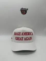 Official Authentic Donald Trump White Victory MAGA Make America Great Again Hat