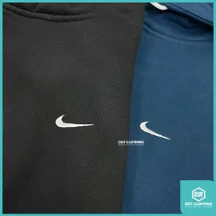 NIKE LAB FLEECE 刺繡小勾 重磅 超挺 DA0316-460 藍 DA0316-010 黑 帽T DOT