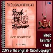 Book of Shadows Antique Witchcraft Magic Esoteric Witch Manual Occult Grimoire