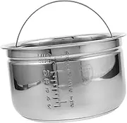 CHICAMPERA Pot Inner Pot Stainless Steel Rice Cooker Replacement Soup Steam Tray Metal Steam Tray