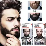 Mens Beard Dye Beard Coloring Shampoo for Men 60ML Mustache Dye Kit