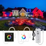 Wall Mounted Controller 6M 12M 20M 30M 50M 60M 60LEDs/M RGB LED Strip Light 12V