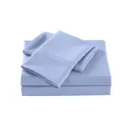 Royal Comfort Bamboo Cooling 2000TC Sheet Set - Queen-Light Blue