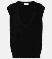 [Extreme Cashmere] Extreme Cashmere N°423 Lord cashmere-blend sweater vest One Size black