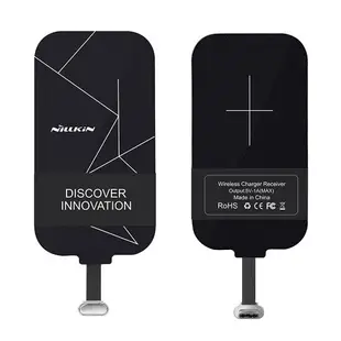 耐爾金 QI無線充電接收器安卓Type-c接口華為P9 1加3手機通用貼片