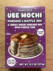 Trader Joe’s Ube Mochi Pancake Waffle Mix Exp 10/2026
