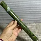 Natural Jadeite Roller Rolling Rough Raw Cut Natural Form Jade Specimen 390g A10