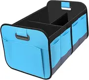 MYCENSE Folding Storage Box for Car Trunk with Handles and Large Capacity, Blue