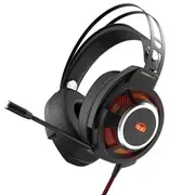Monster Mission V1 Wired Gaming Headset RGB LED Noise Isolating Mic Headphones