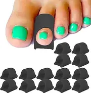 Skeerthy 12 Pieces Hammertoe Corrector - Toe Splints - Soft Gel Toe Straighteners Realign Bent, Curled, Crooked, Claw, Hammer Toes - Toe Corrector for Men and Women