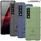 For Sony Xperia 1 5 10 VI V IV Case Shockproof Armor Cover + Screen Protector