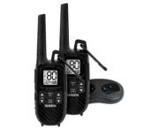 2-PACK Uniden 2W UHF Handheld Adventure Two-Way Radio Deluxe 13km Range - Black