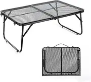 LMSNE Portable Camping Table, Ultralight Aluminium Folding Table, for Beach Picnic BBQ Outdoor