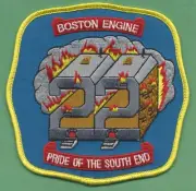 BOSTON ENGINE COMPANY 22 FIRE PATCH PRIDE OF SOUTH END