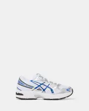 Gel-1130 Grade School White/Asics Blue