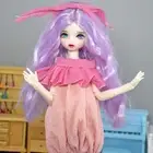 12 inch Girl Doll Kids Gift Two color Eyes Makeup Face Clothes Shoe All Included